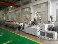 Linha de produção plástica do perfil do de alta capacidade, máquina da fabricação da tubulação do Pvc