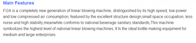 Máquina de sopro da garrafa Completo-automática high-density do ANIMAL DE ESTIMAÇÃO 250ml-2000ml/6500-8000BPH