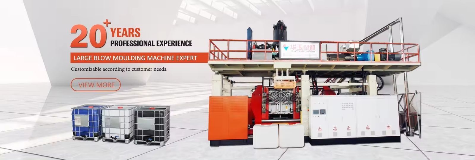 Máquina de moldagem por sopro de tanques ibc