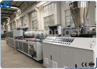 Linha de produção plástica automática máquina do perfil da extrusão para matérias primas do PVC/WPC