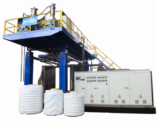 HYBM1000L-1LAYERS Extruder Blow Moulding Machine with 40kw Die Head Heating Power