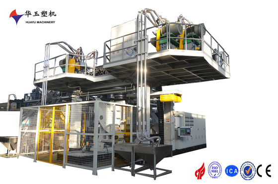 HY200L-1000L 4LAYERS BLOW MOULDING MACHINE with 331.5kw Total Power for Large Container