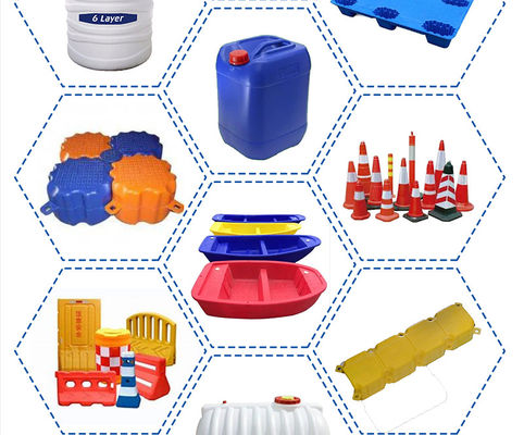 2000L Chemical Barrel Blow Moulding Machine 4 Layers HDPE Water Tank