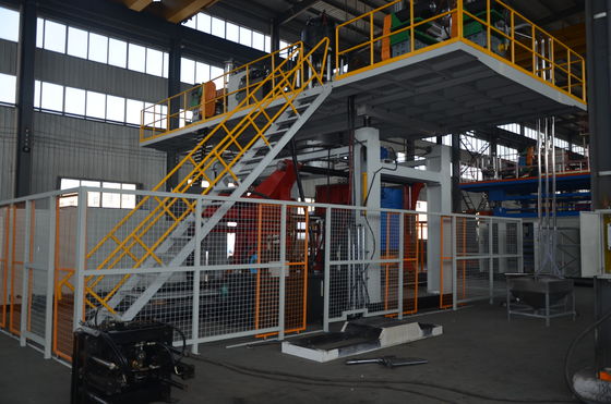Huayu New Type Automatic 2000L 10layers Blow Moulding Machine With 6 Extruders High Speed Machine