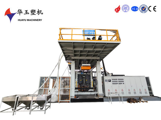 Huayu HY2000L-10layers Blow Moulding Machine with 1800KN Clamping Force and 68T Total Weight