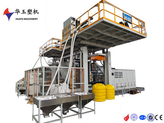 Huayu HY2000L-10layers Blow Moulding Machine with 1800KN Clamping Force and 68T Total Weight