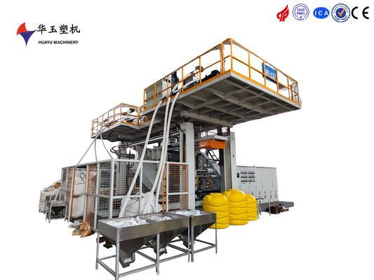 HY 500L-2000L 6 Layers Blow Moulding Machine with 12*11*7.5M Machine Dimension