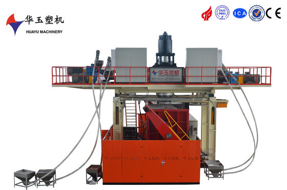 HY 500L-2000L 7 Layers Blow Moulding Machine with 280kw Average Consumption