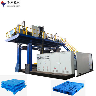 Double Sided Tray And Table Blow Molding Machine With 90KW X 2 Extruder Motor