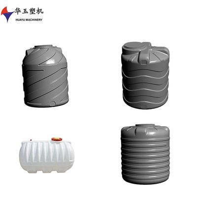 HDPE Water Bottle Blow Moulding Machine Chemical Tank 2000L 6 Layers Extrusion