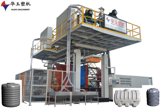 Máquina de Moldagem por Sopro IBC de Co-Extrusão de Alta Precisão de 4 Camadas com Capacidade de 5000L para Grandes Produtos Plásticos