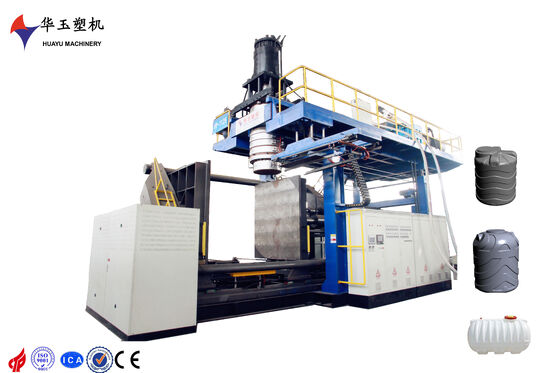 máquina de molde do sopro da co-extrusão IBC de 3 camadas da capacidade 3000L com controle do tela táctil de PLC+